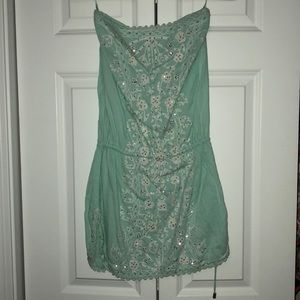 Strapless Beach Coverup